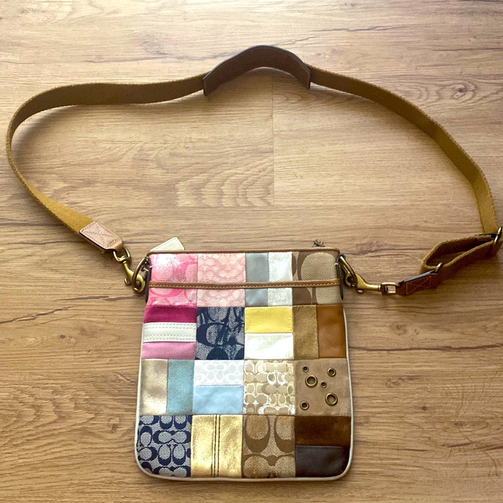 Vintage Coach Monogram Satchel